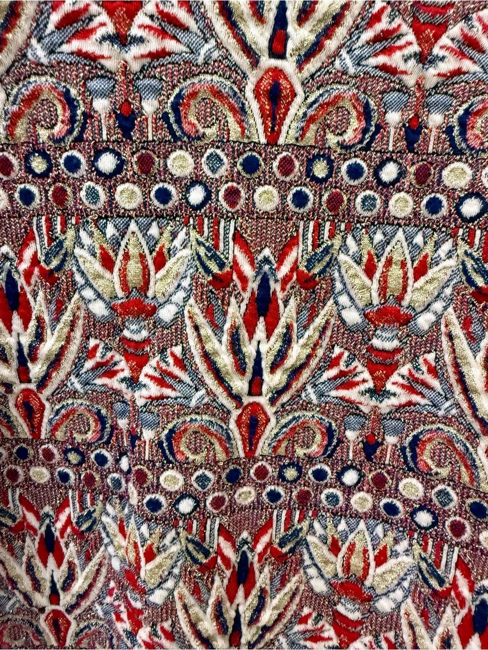 Zara red blue
