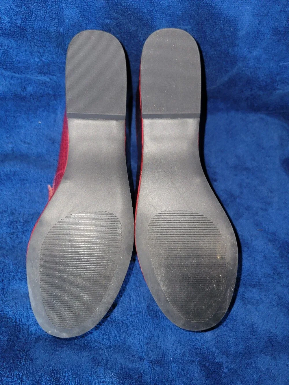 Steve Madden Red Croc-Embossed Slip-On Loafers