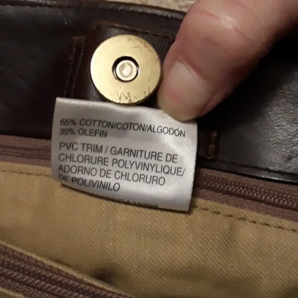 Liz Claiborne Tan and Brown Large Purse