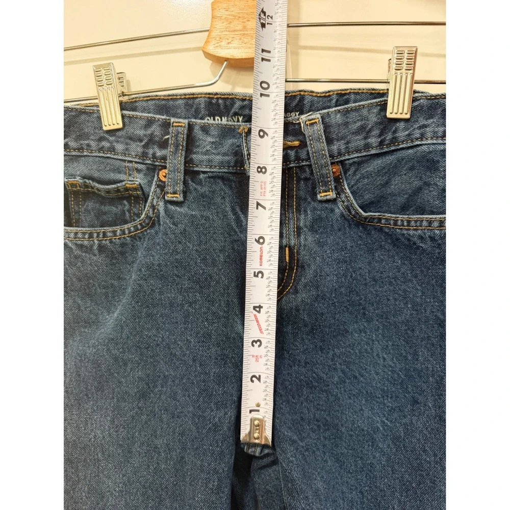 Old Navy Baggy Jeans Size 10 Dark Wash Built-In Tough Denim Pants