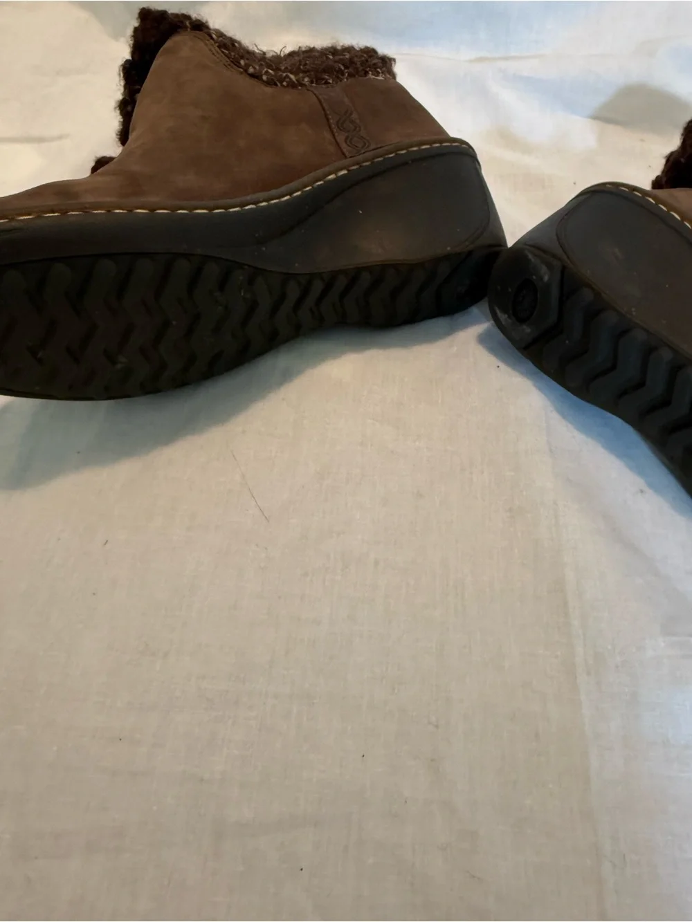 UGG Brown Knit-Shaft Boots