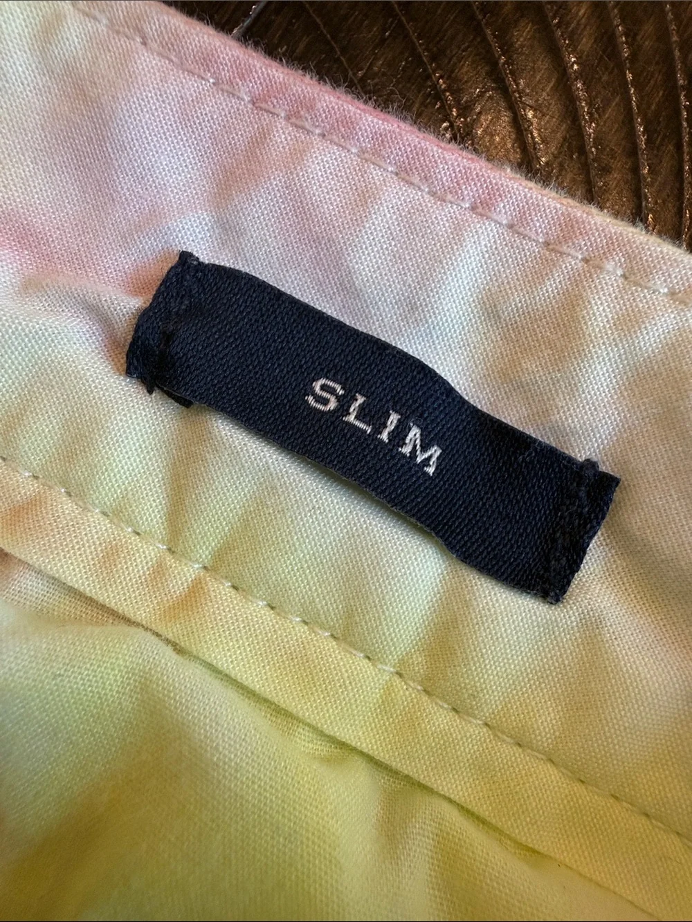 J.Crew Mens 32x34 Slim Fit Flex Chino Pants Pastel Tie Dye Watercolor Stretch