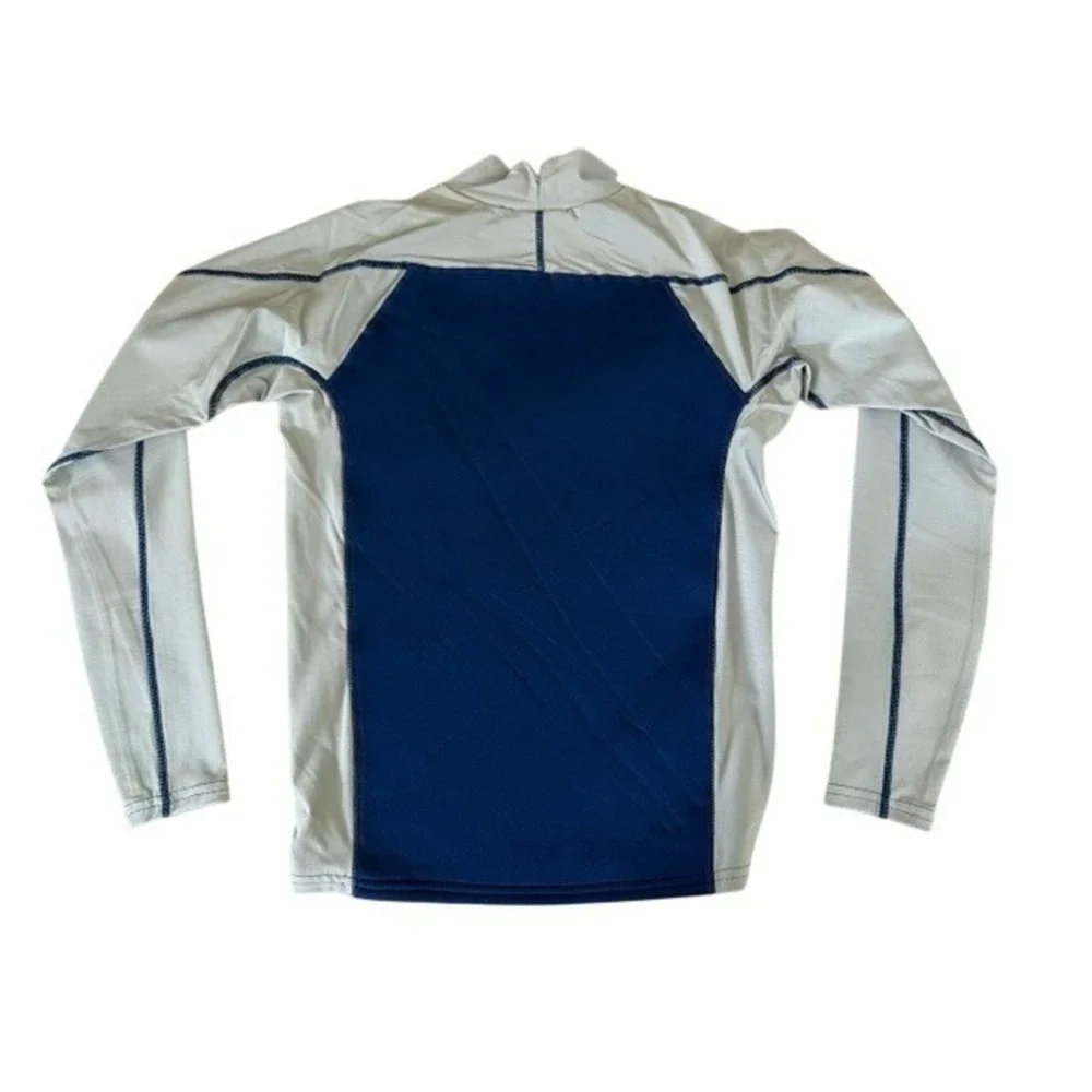 NEW Sea Equipment Australia Kids Navy Long Sleeve Sailboat Rash Guard Size 2XS