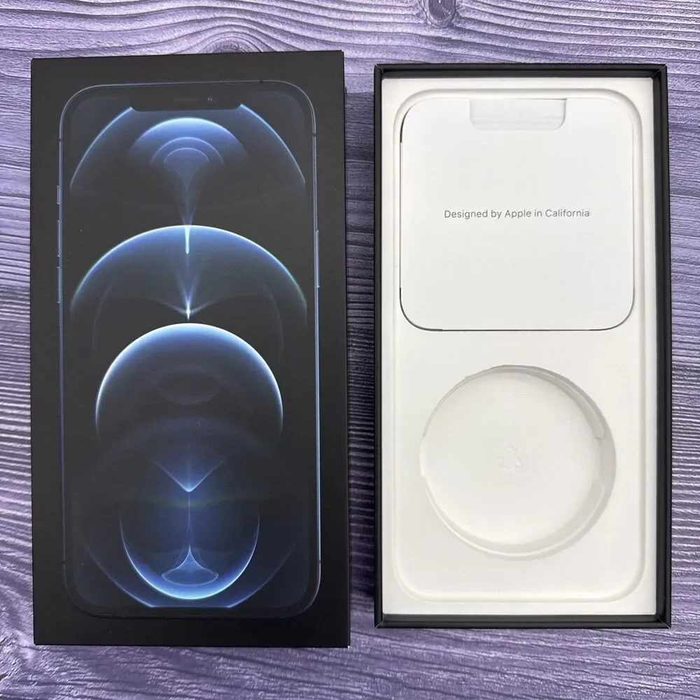 Apple iPhone 12 Pro Max Pacific Blue 128 GB - Empty Box ONLY