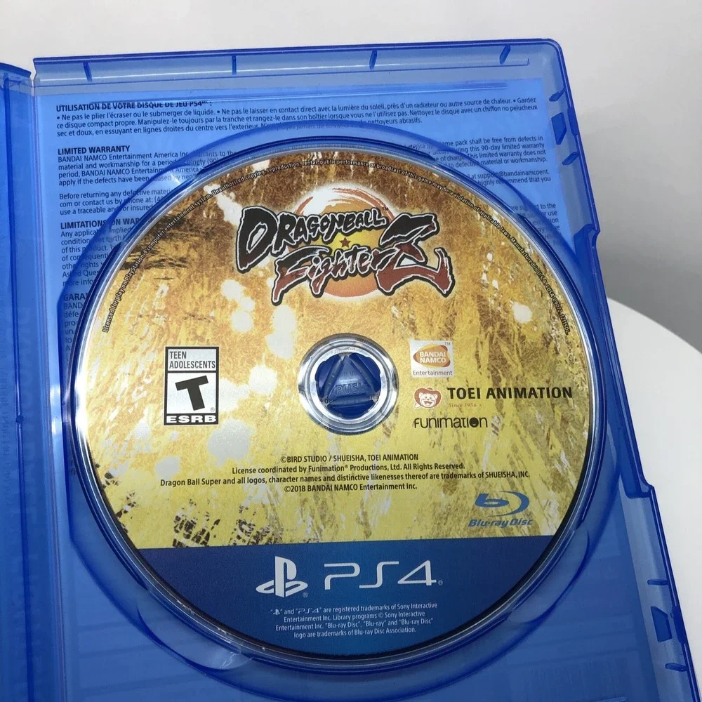 Dragon Ball FighterZ - Sony PlayStation 4, Original Jewel Case & Cover Art Mint‎