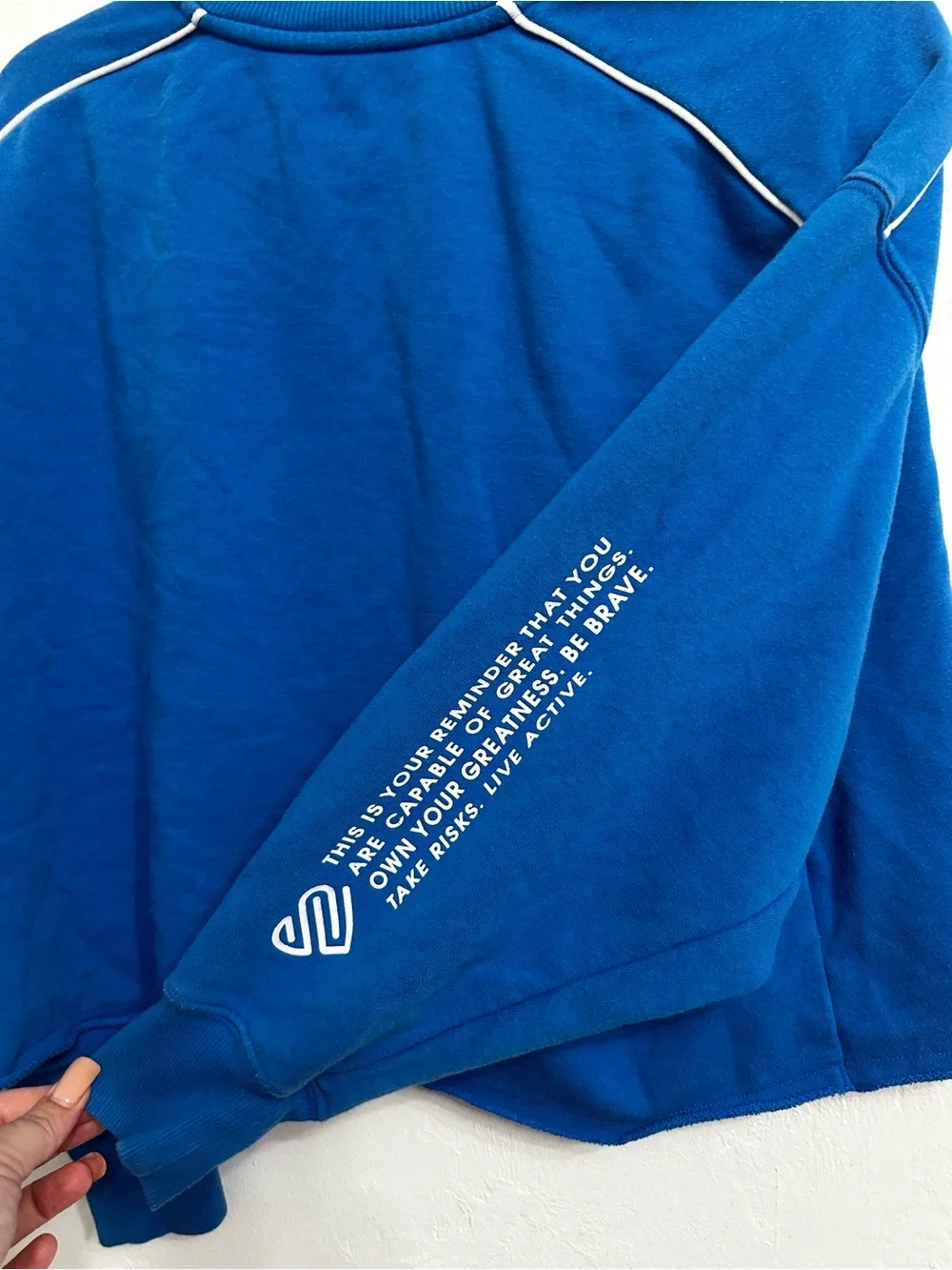 Justice cropped crewneck