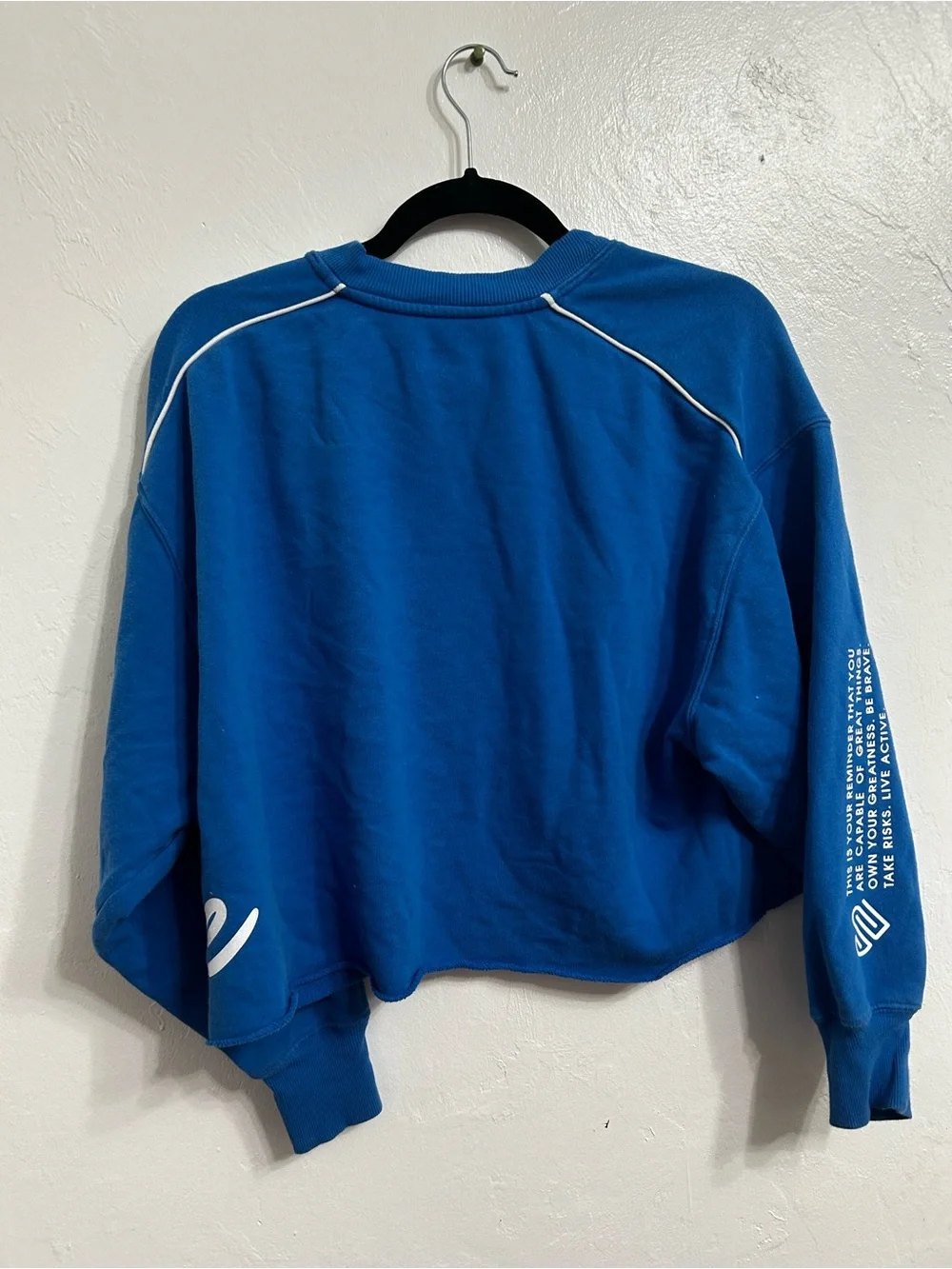 Justice cropped crewneck