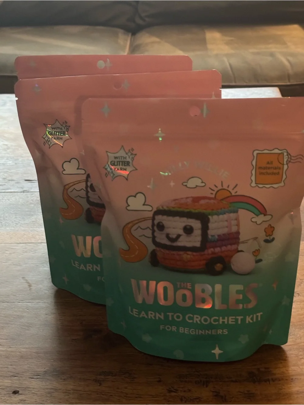 The Woobles Millie Willlie Crochet Kit- $40 for ONE kit, 3 available