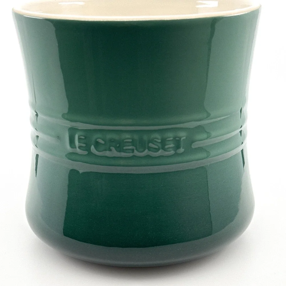 Le Creuset Artichaut Green Large Utensil Crock 2.3L / 2.38 Qt Stoneware 2102