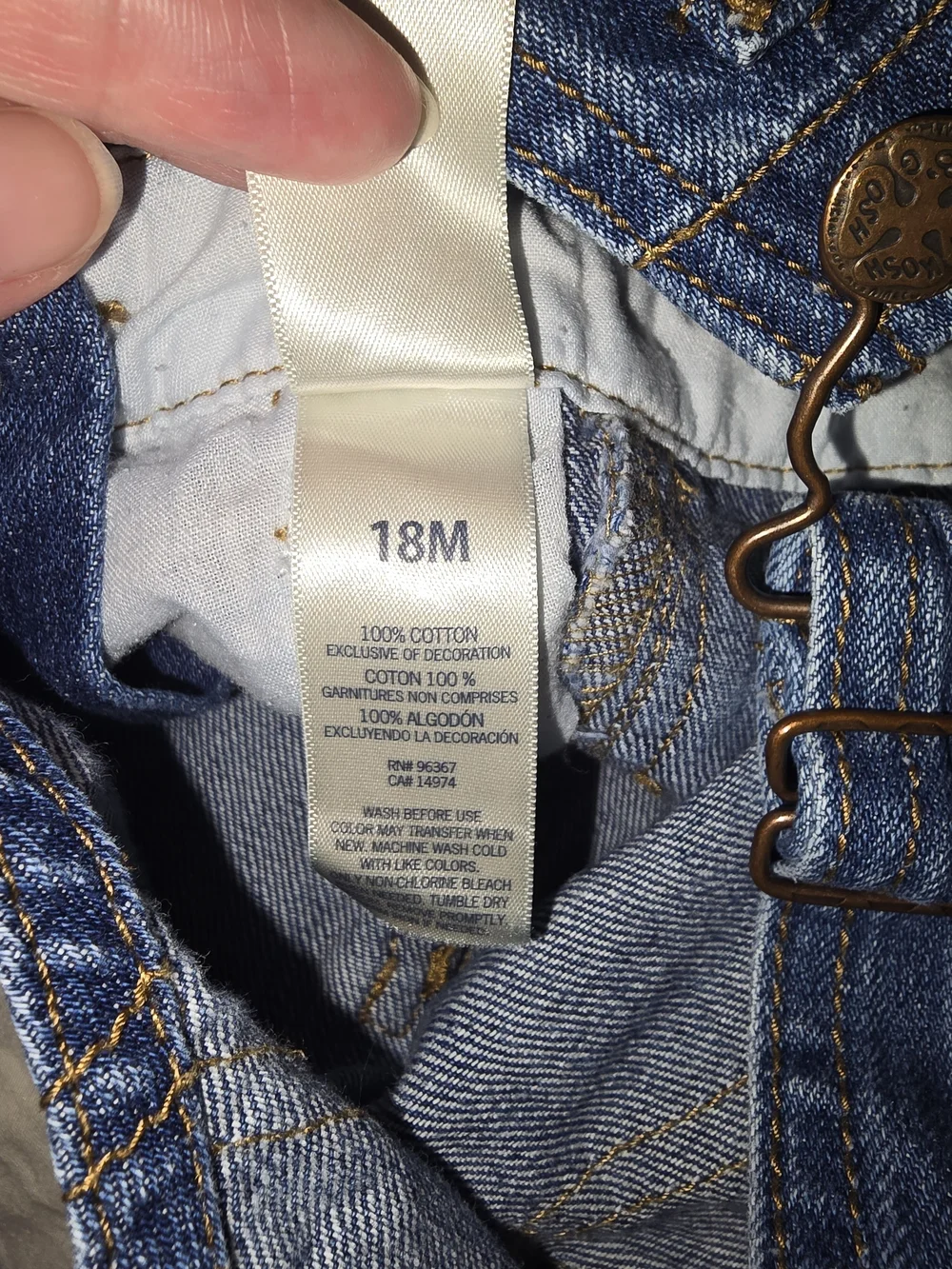 OshKosh Bgosh classic denim