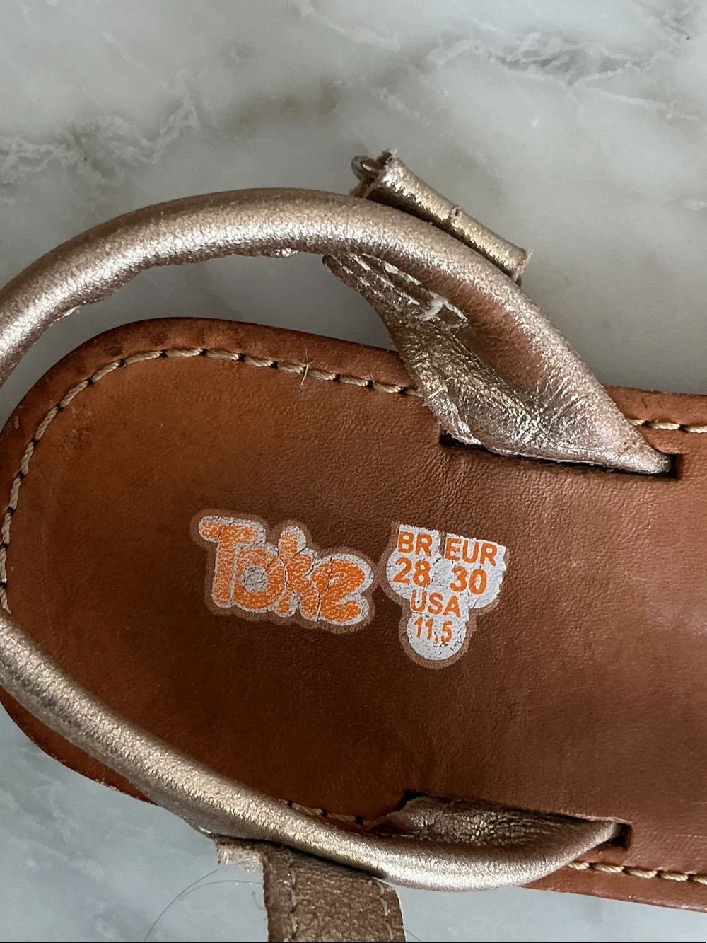 Toke chic metallic