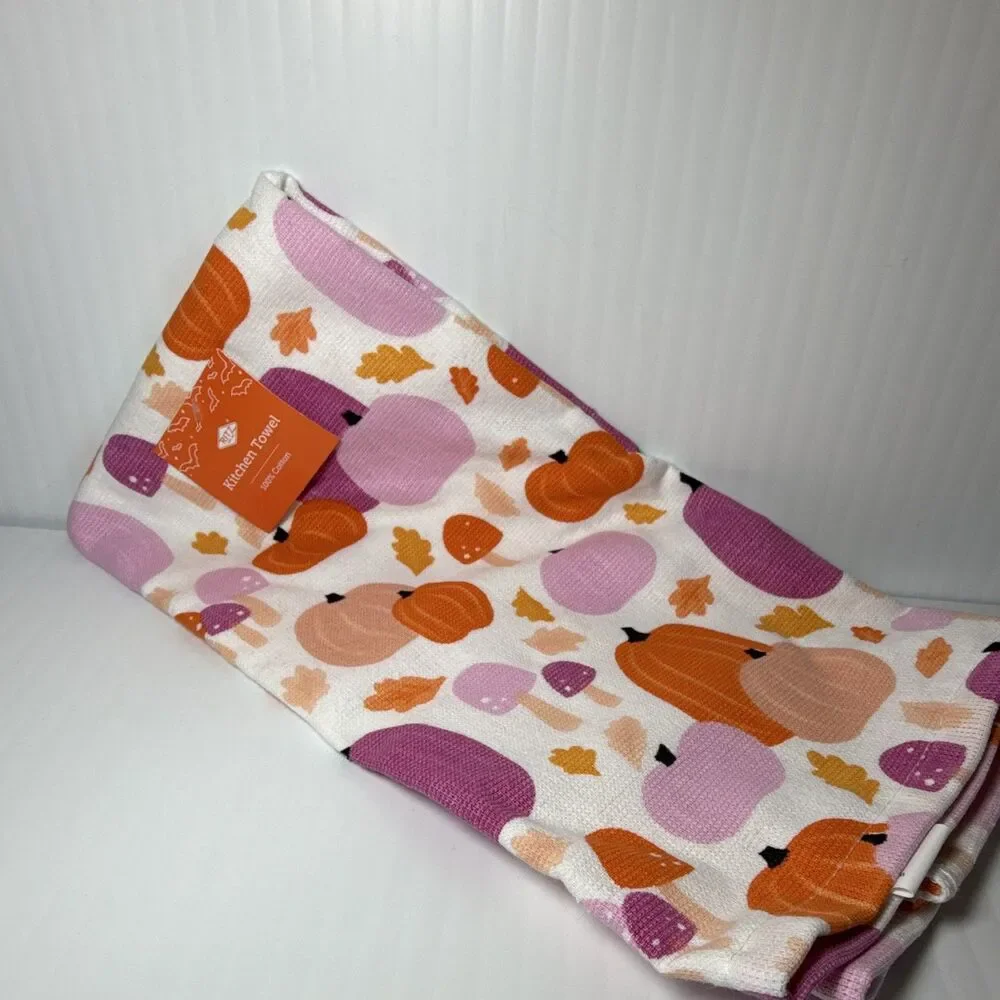 Ritz Pumpkin Kitchen Towel set of 2