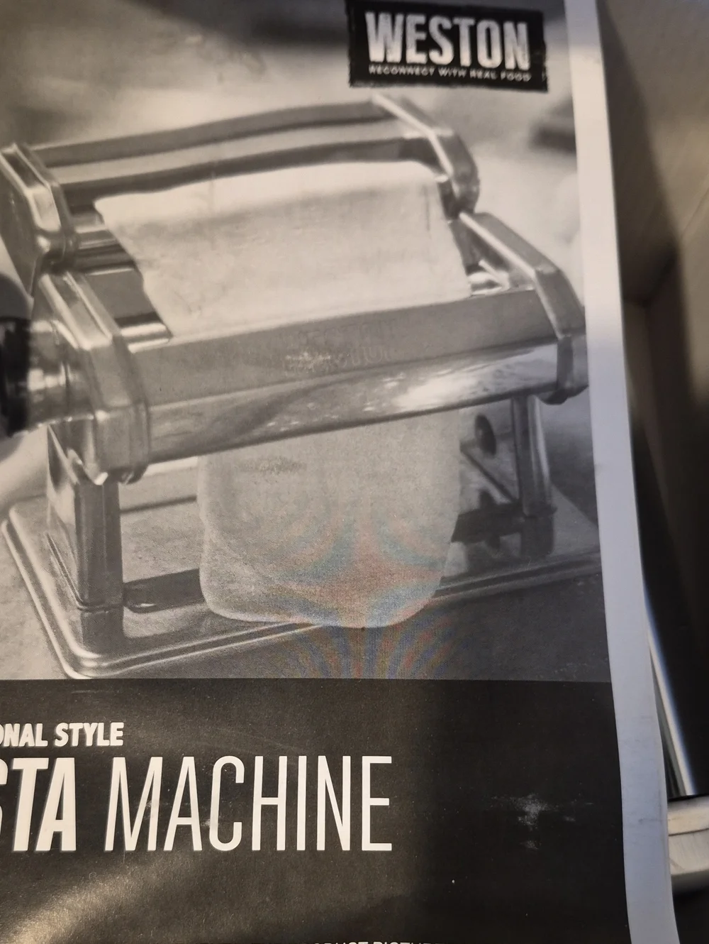 WESTON 🍝 Traditional Hand-Made Crank PASTA MACHINE 🍝 NEW In BOX 🎁 MSRP $50
