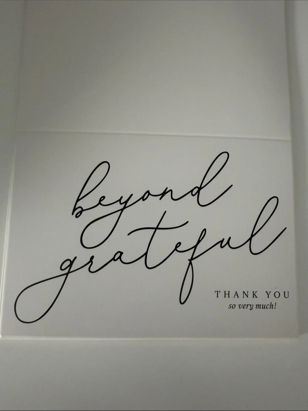Thank you cards