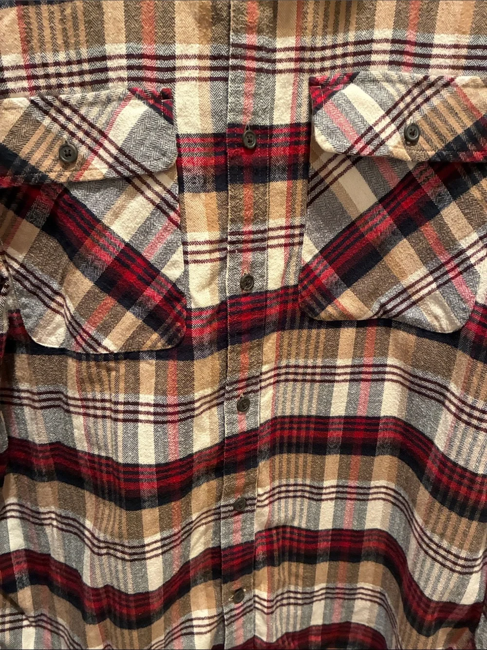 Banana Republic soft plaid