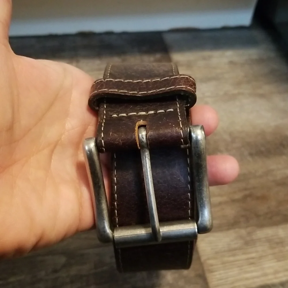 N/A brown leather