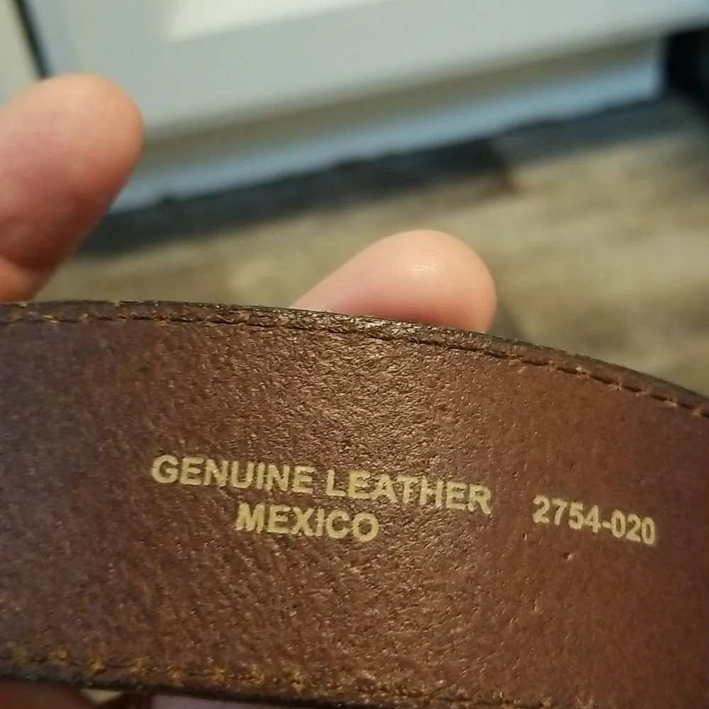 N/A brown leather