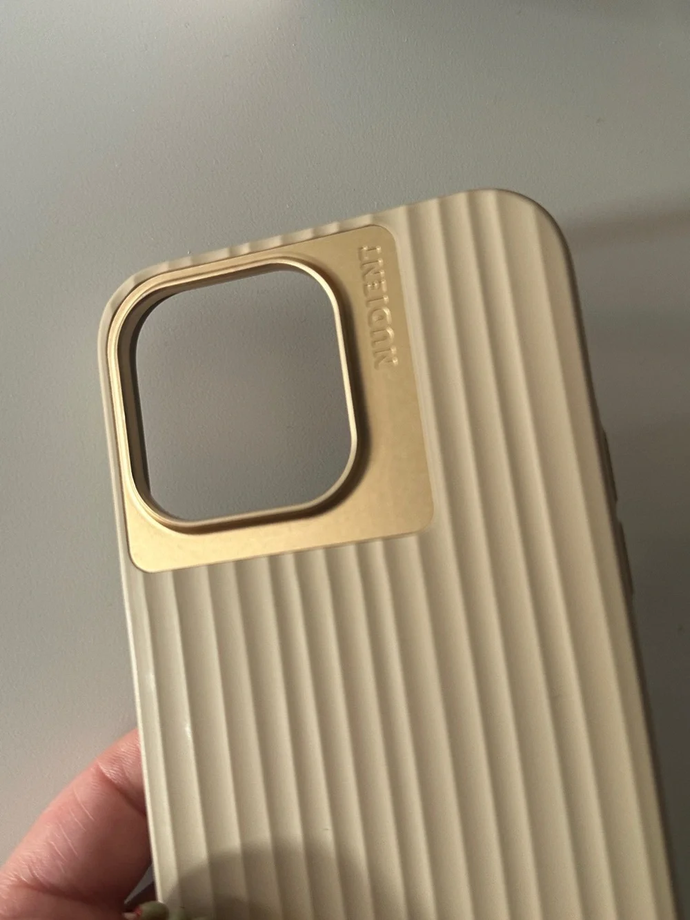 Nudient beige ribbed