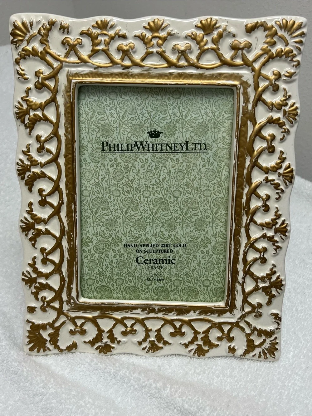 Philip Whitney ceramic hand applied
