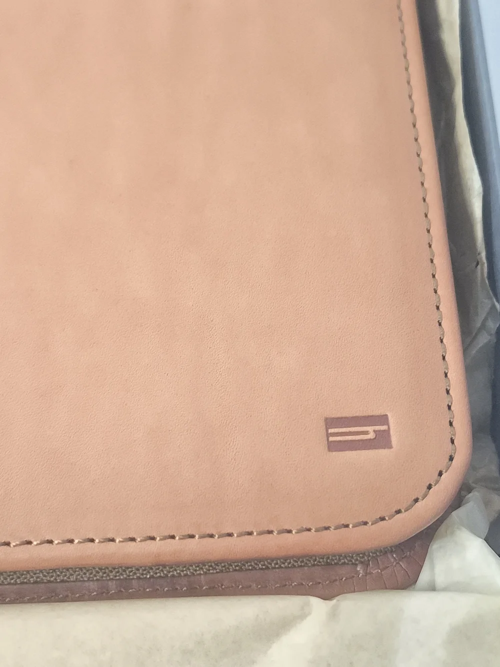 Tan Leather Travel Accessories Organizer
