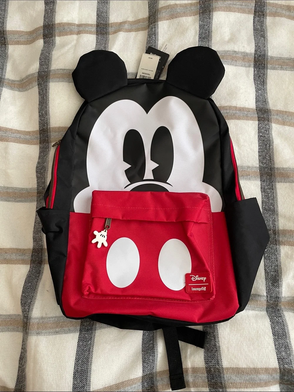 Loungefly Mickey Mouse Face Laptop Backpack with Ears