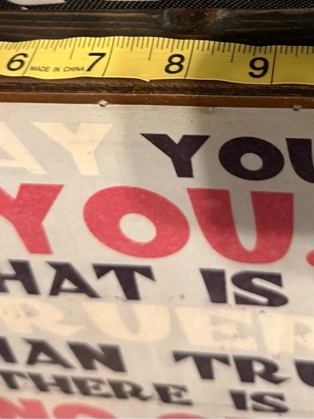 Vintage Style Dr. Seuss “Today You Are You” Wood & Metal Wall Sign 12 x 16