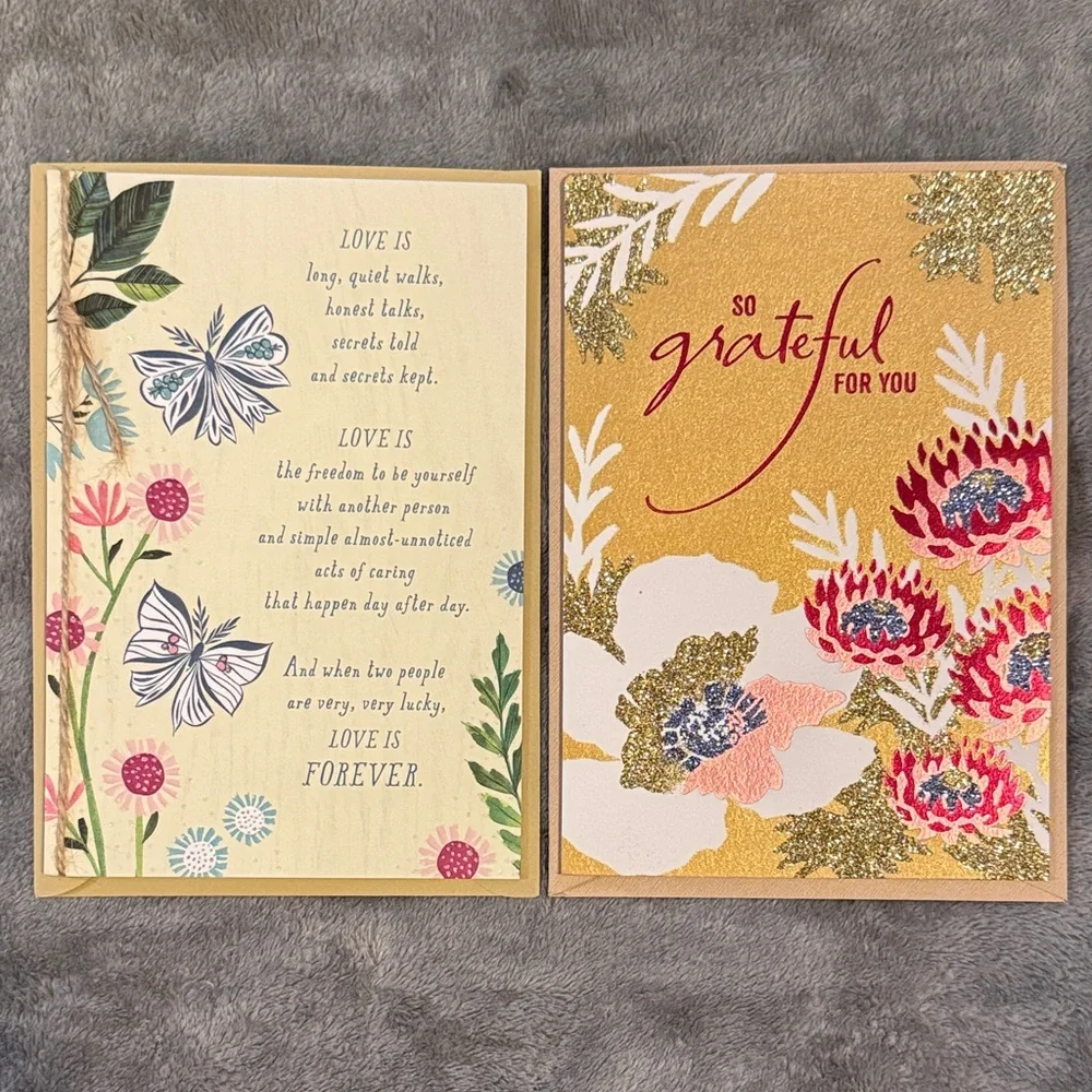 🌻 Bundle of 2 Hallmark Anniversary Cards