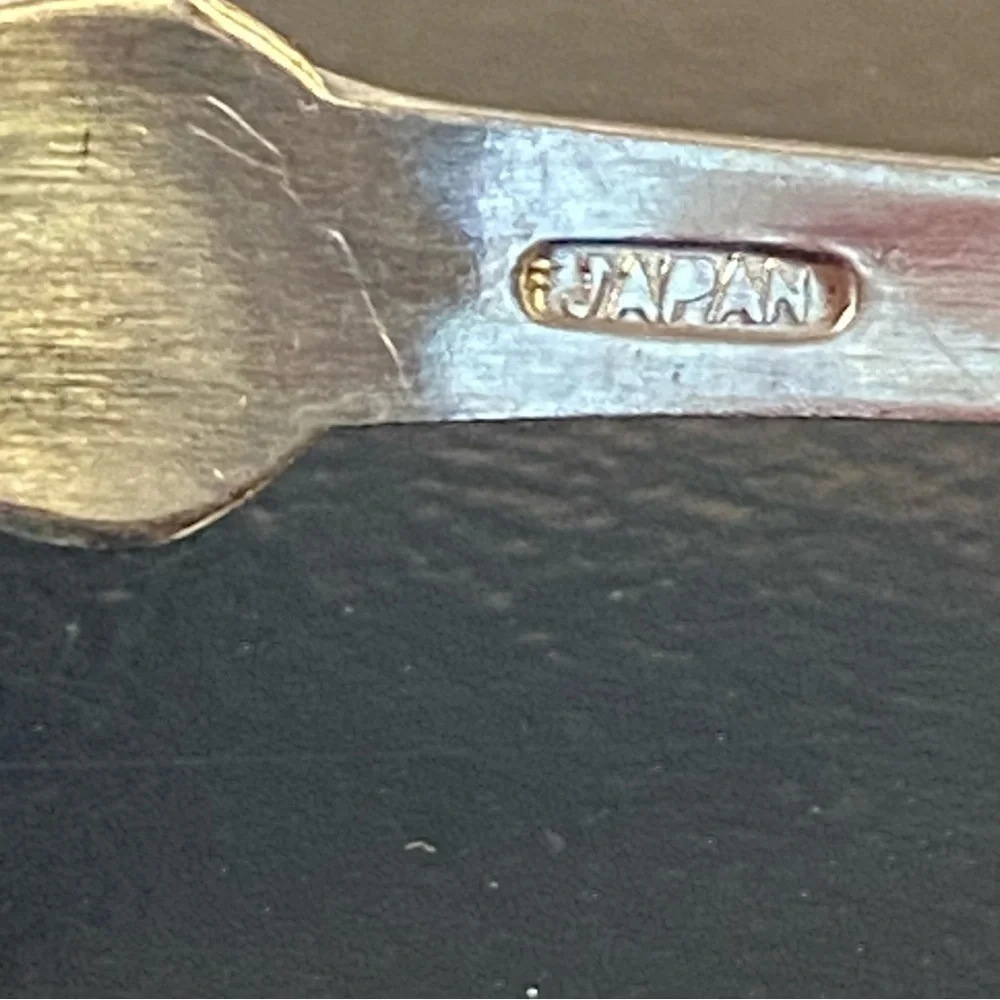 Set of 8 T.I.C. Stainless Steel Hammered Handle Salad Forks