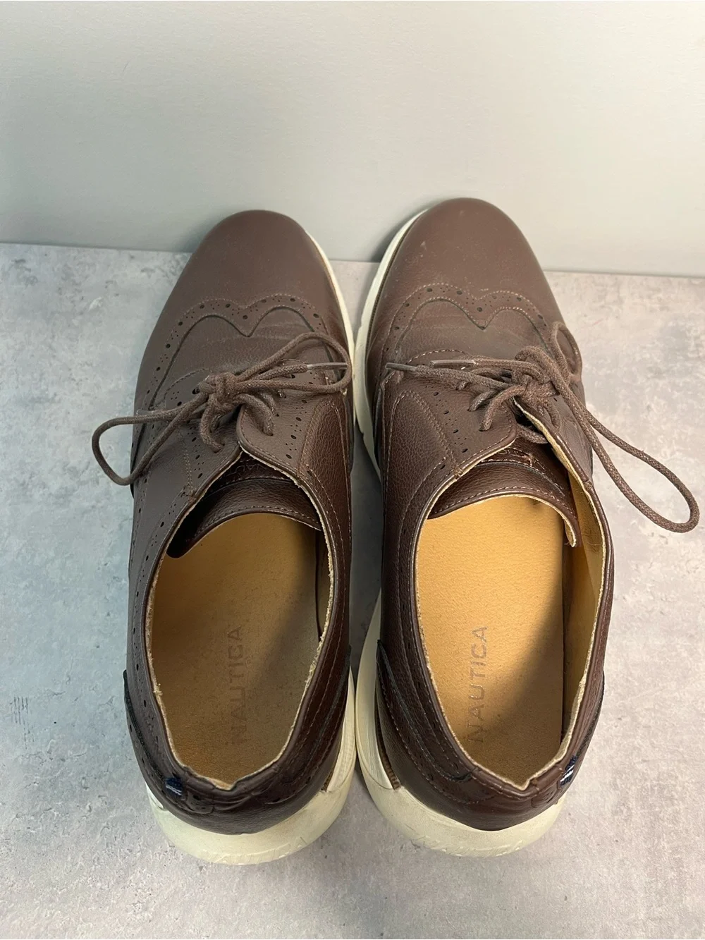 Nautica brown leather