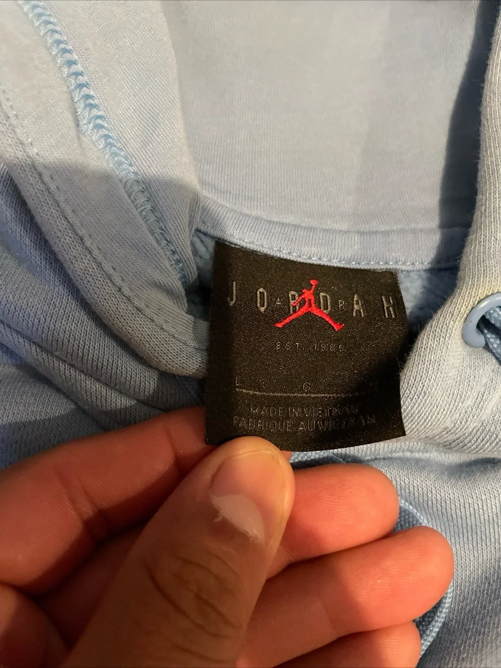Jordan hoodie has