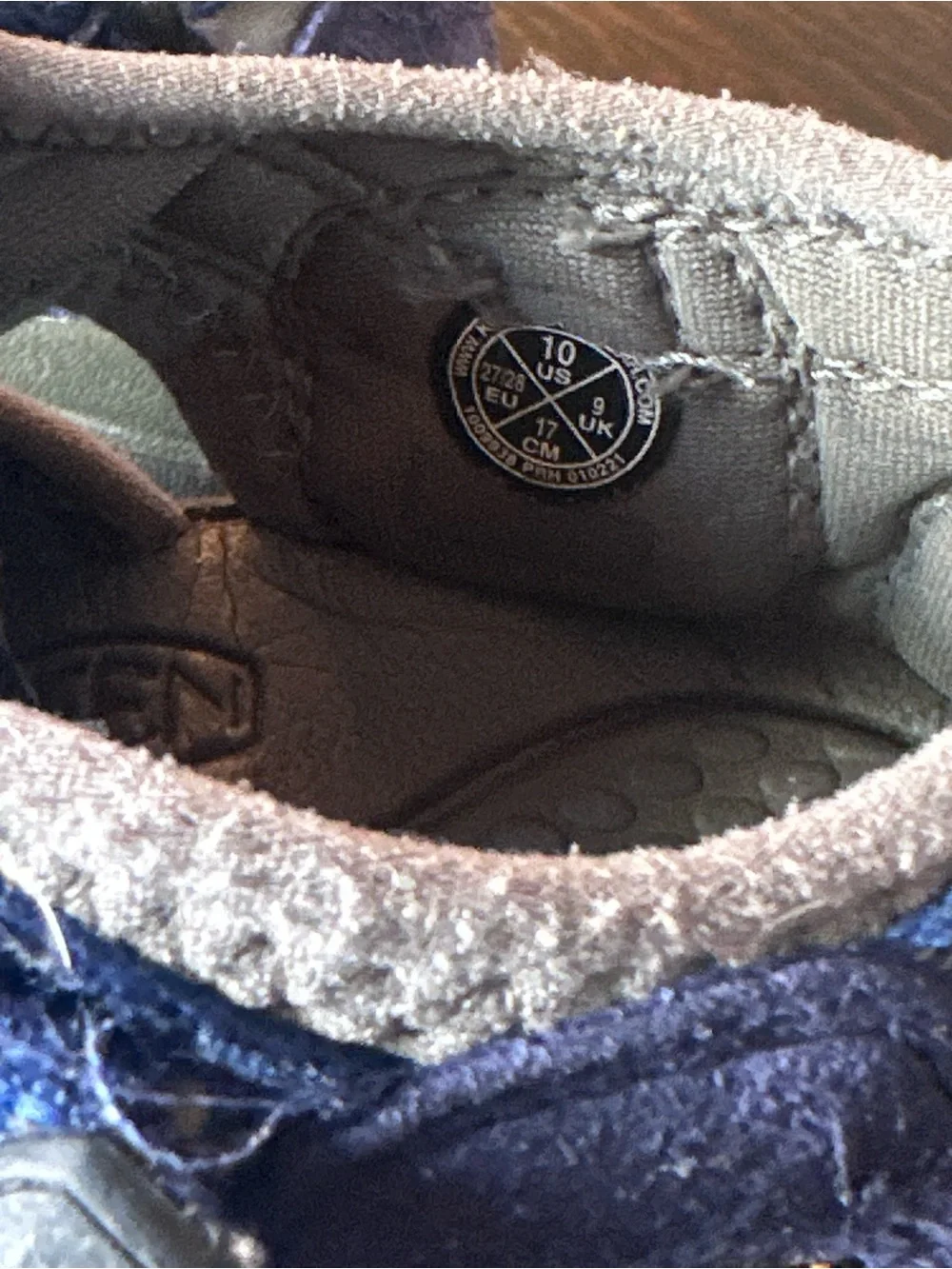 Keen Kids Navy and Gray Closed-Toe Sport Sandals