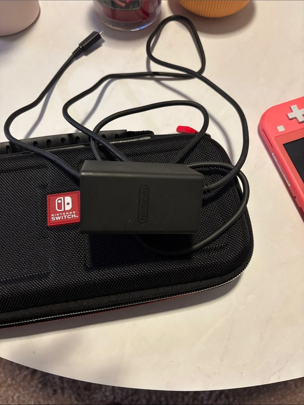 Nintendo bright pink flower