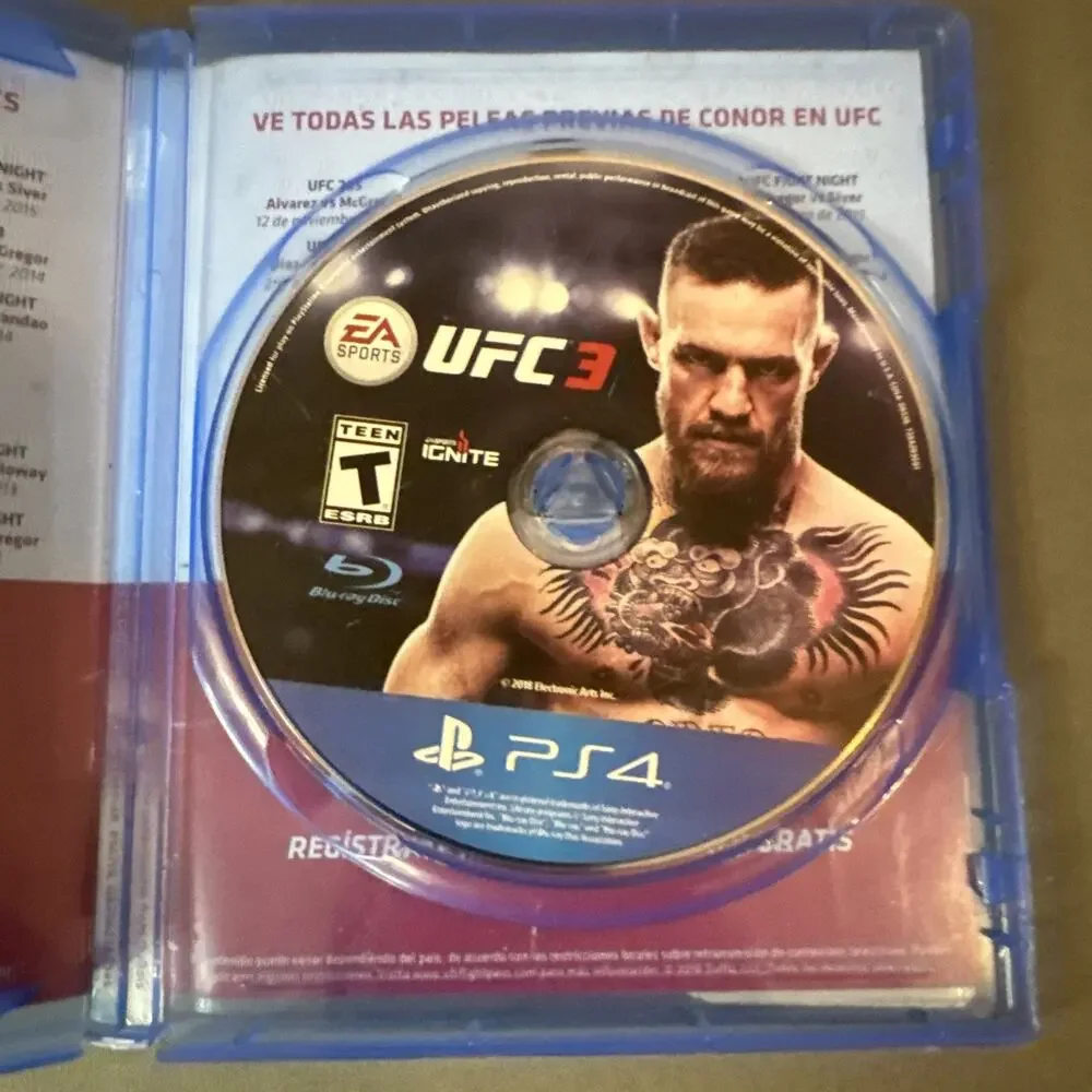UFC 3 for Playstation 4 Free Shipping PS4