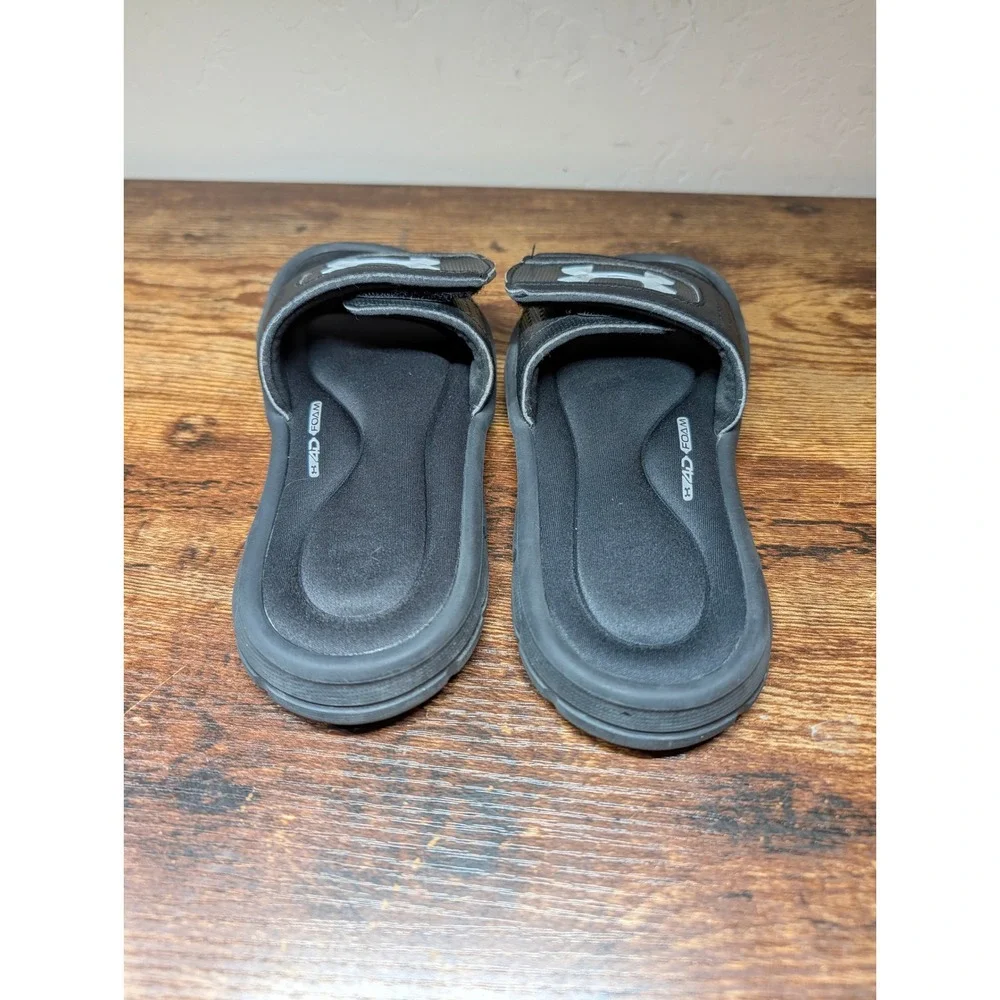 Under Armour slides fit footbed