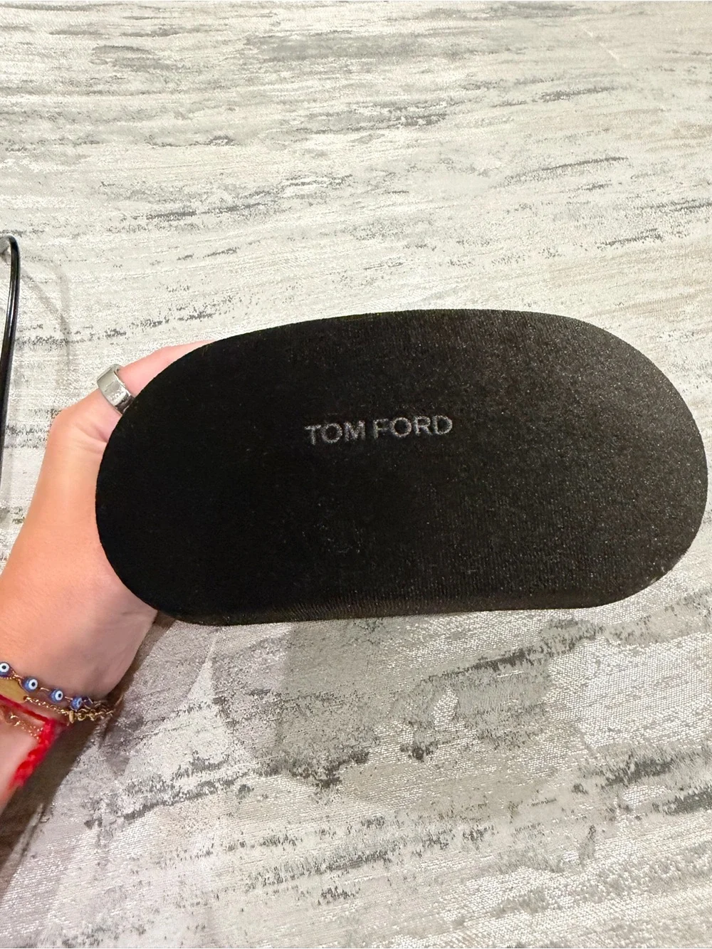 Tom Ford Women's Optical Glasses Black with Gold Accents
