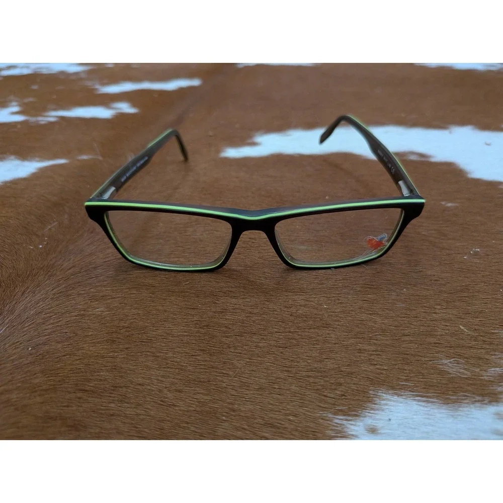 Maui Jim Eyeglasses MJO 2117-01MT Brown Green Acetate Frames‎ 54mm Italy