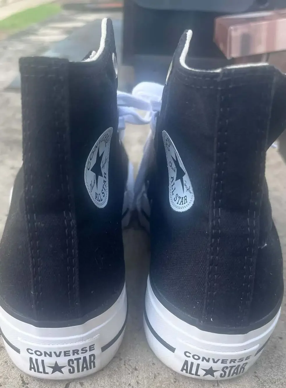 Converse Chuck Taylor All Star Lift High Top Black Canvas Platform Shoes
