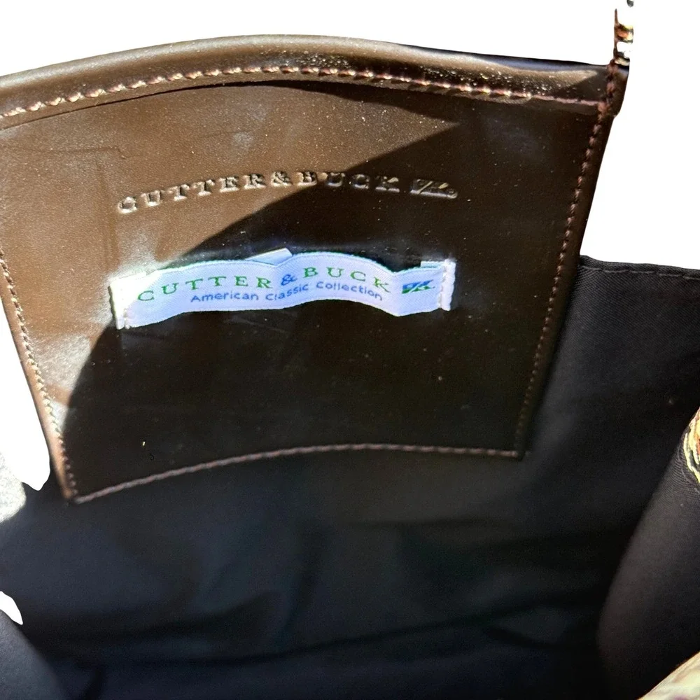 Cutter & Buck American Classic Black Laptop Briefcase Neoprene Messenger Bag 16