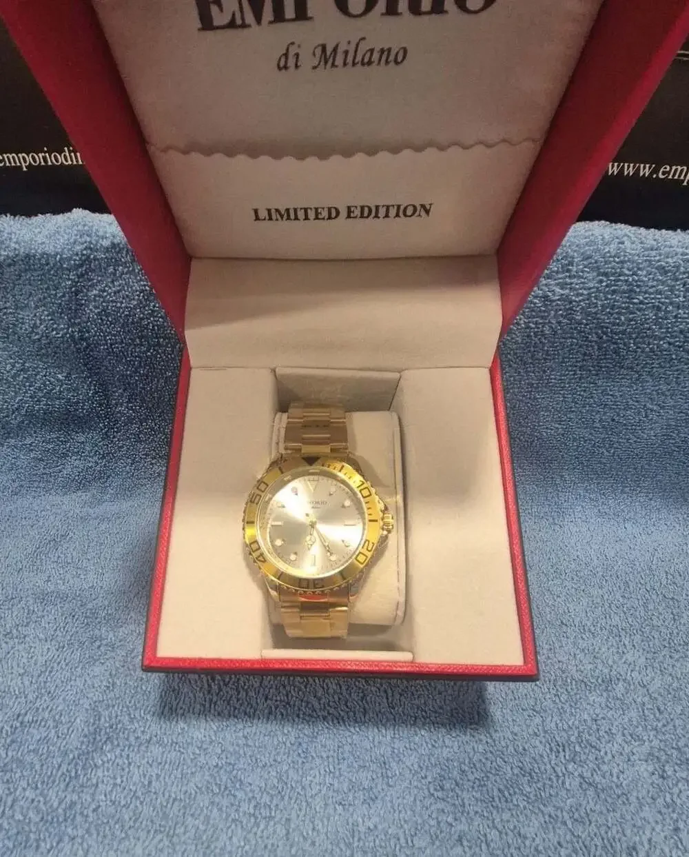 Emporio di Milano Limited Edition Gold Tone Men's Watch.