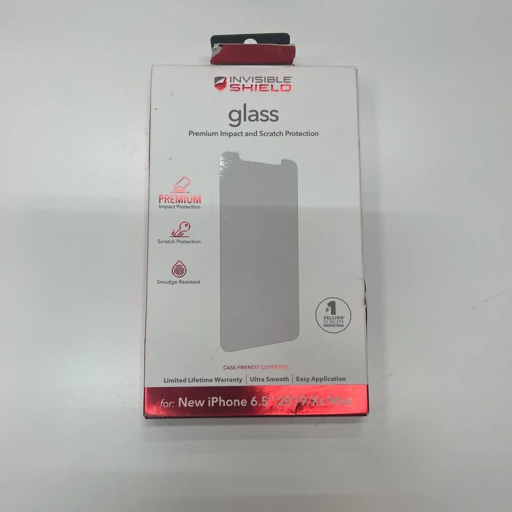 ZAGG‎ InvisibleShield Glass Screen Protector iPhone Xs Max 11 Pro Max 6.5 In NEW