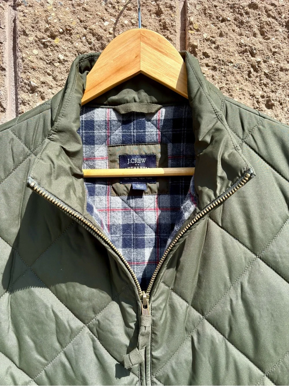 J. Crew quilted sleeveless