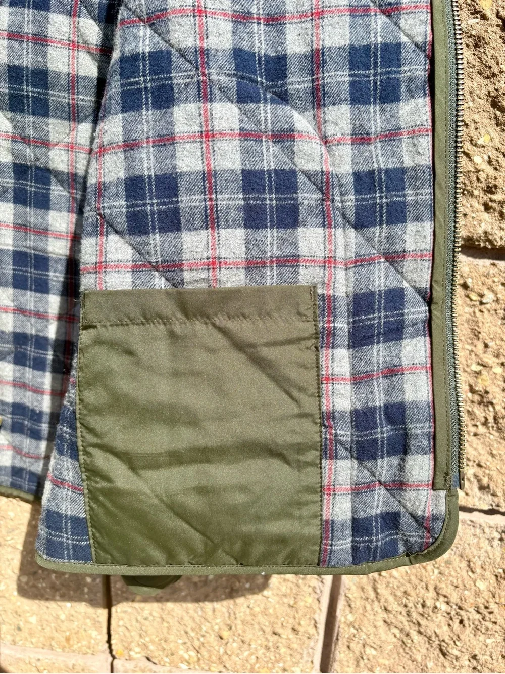 J. Crew quilted sleeveless