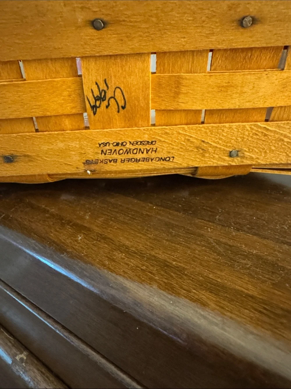 Longaberger handcrafted woven