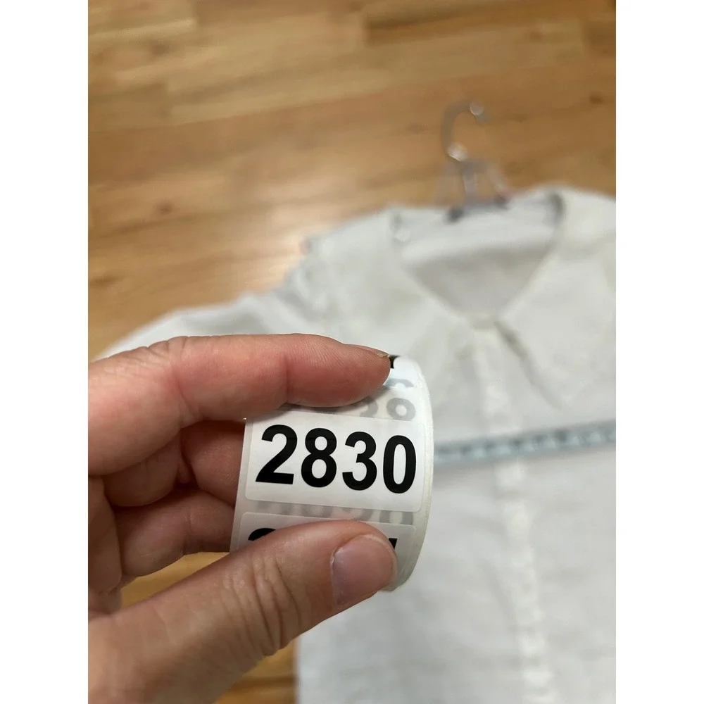 Zara linen button