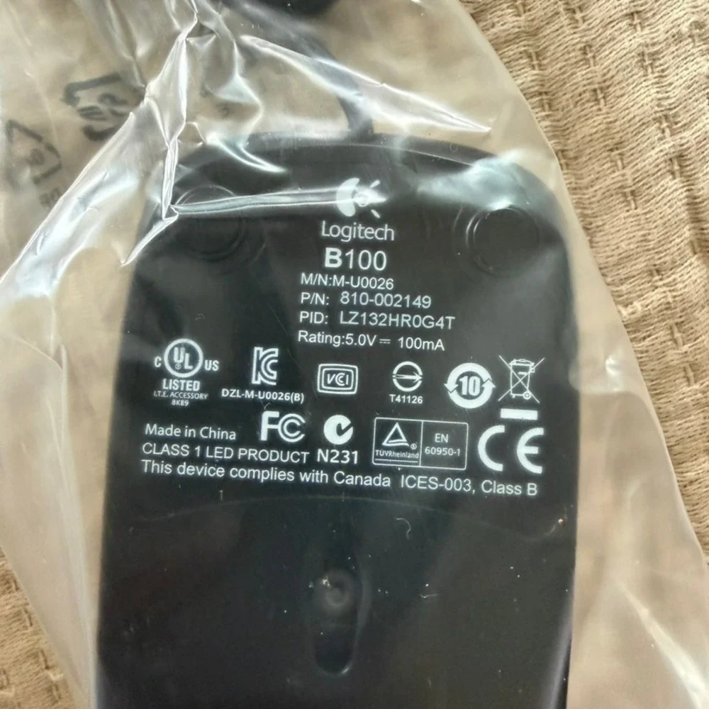 Logitech b100 optical