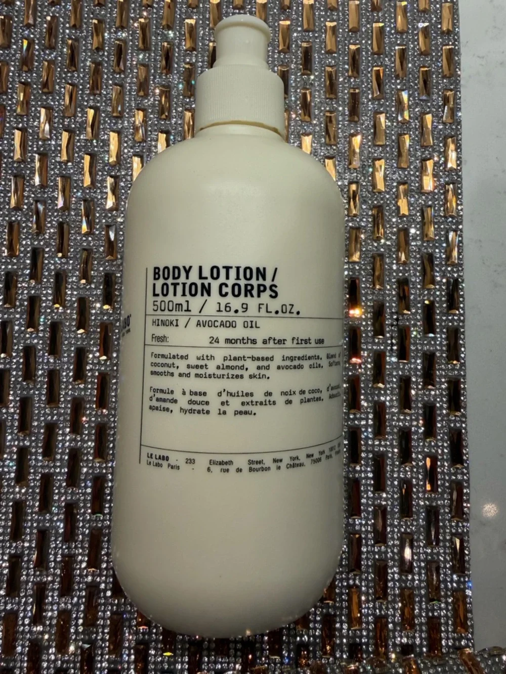 LE LABO HINOKI Body Lotion Pump Bottle