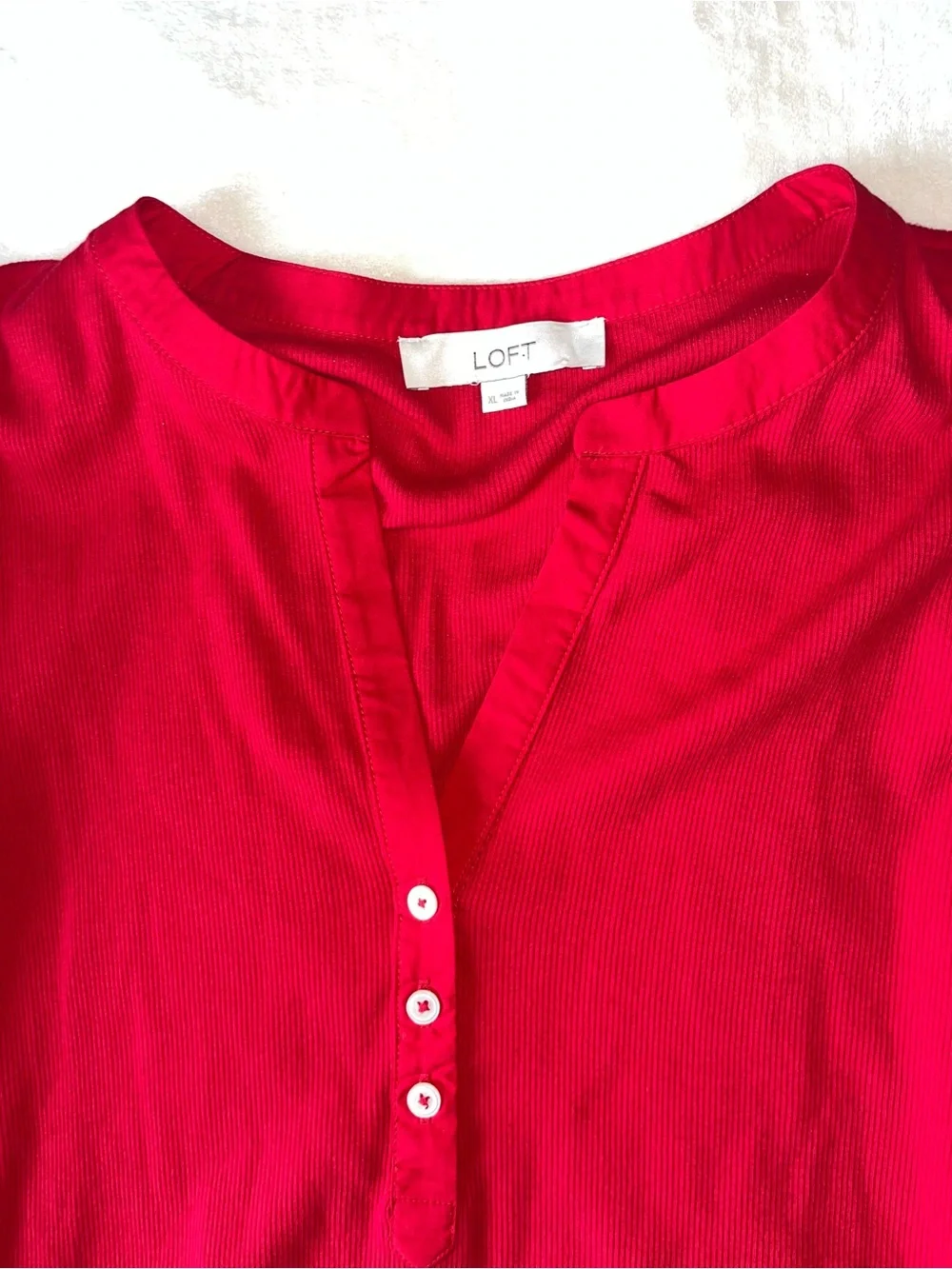 LOFT red henley