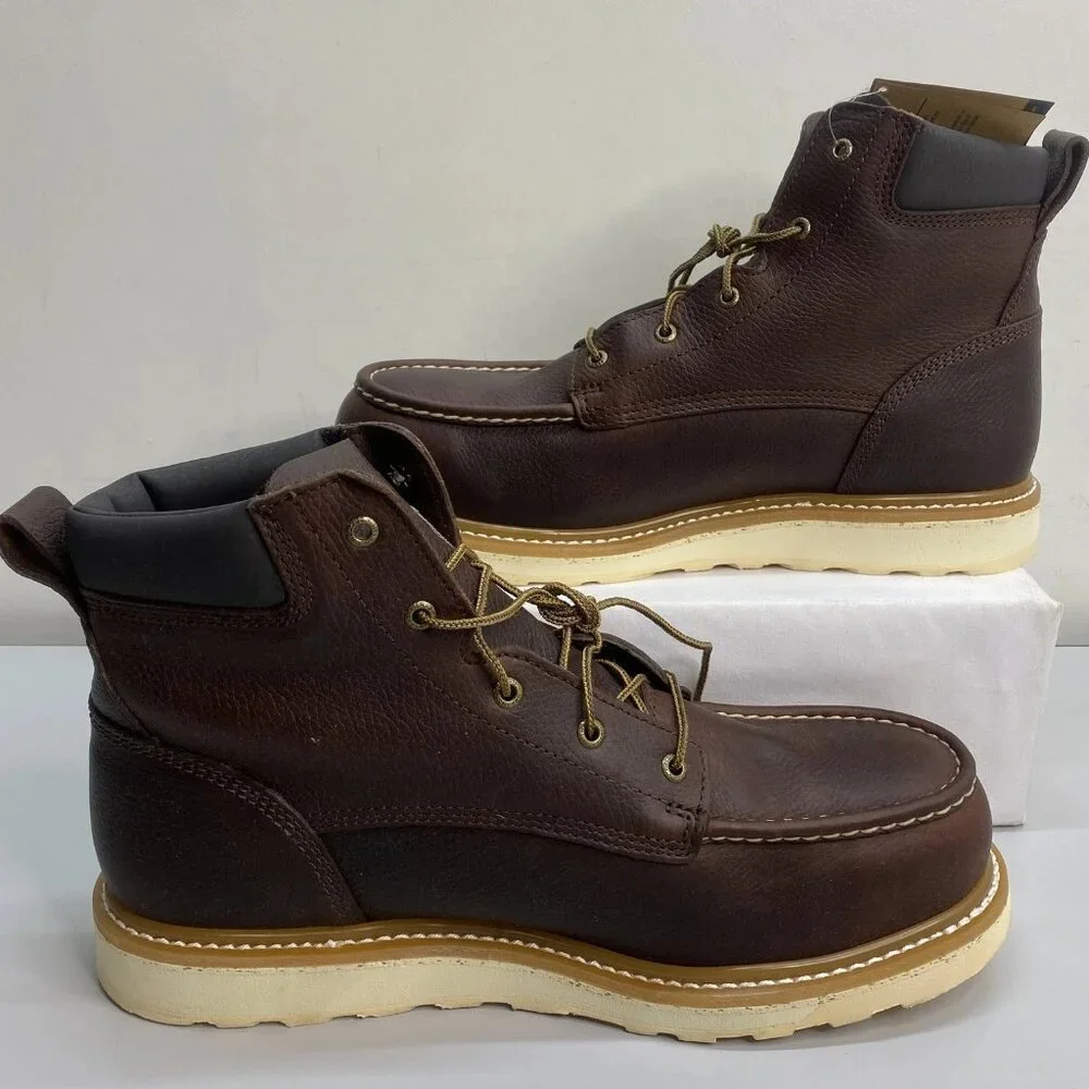 Irish Setter Ashby Men's Size 14 Brown Leather Aluminum Toe Safety Work Boots