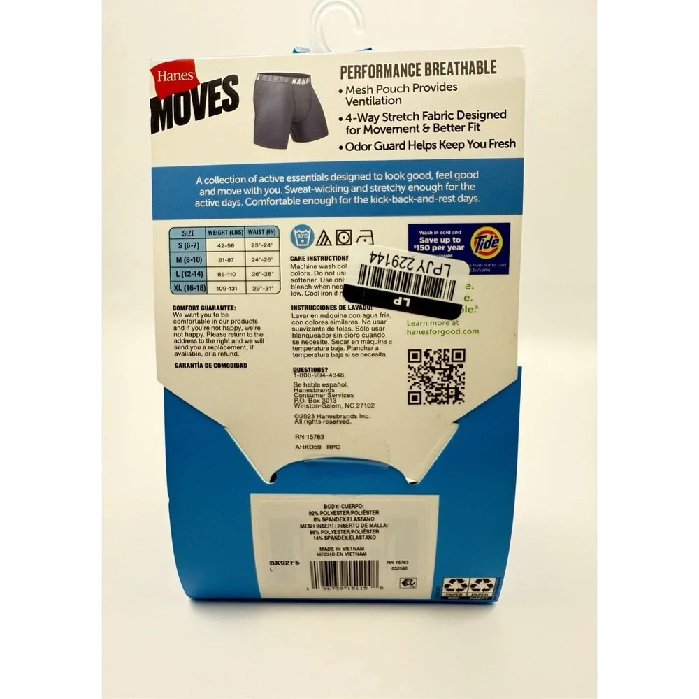 Hanes boys boxer
