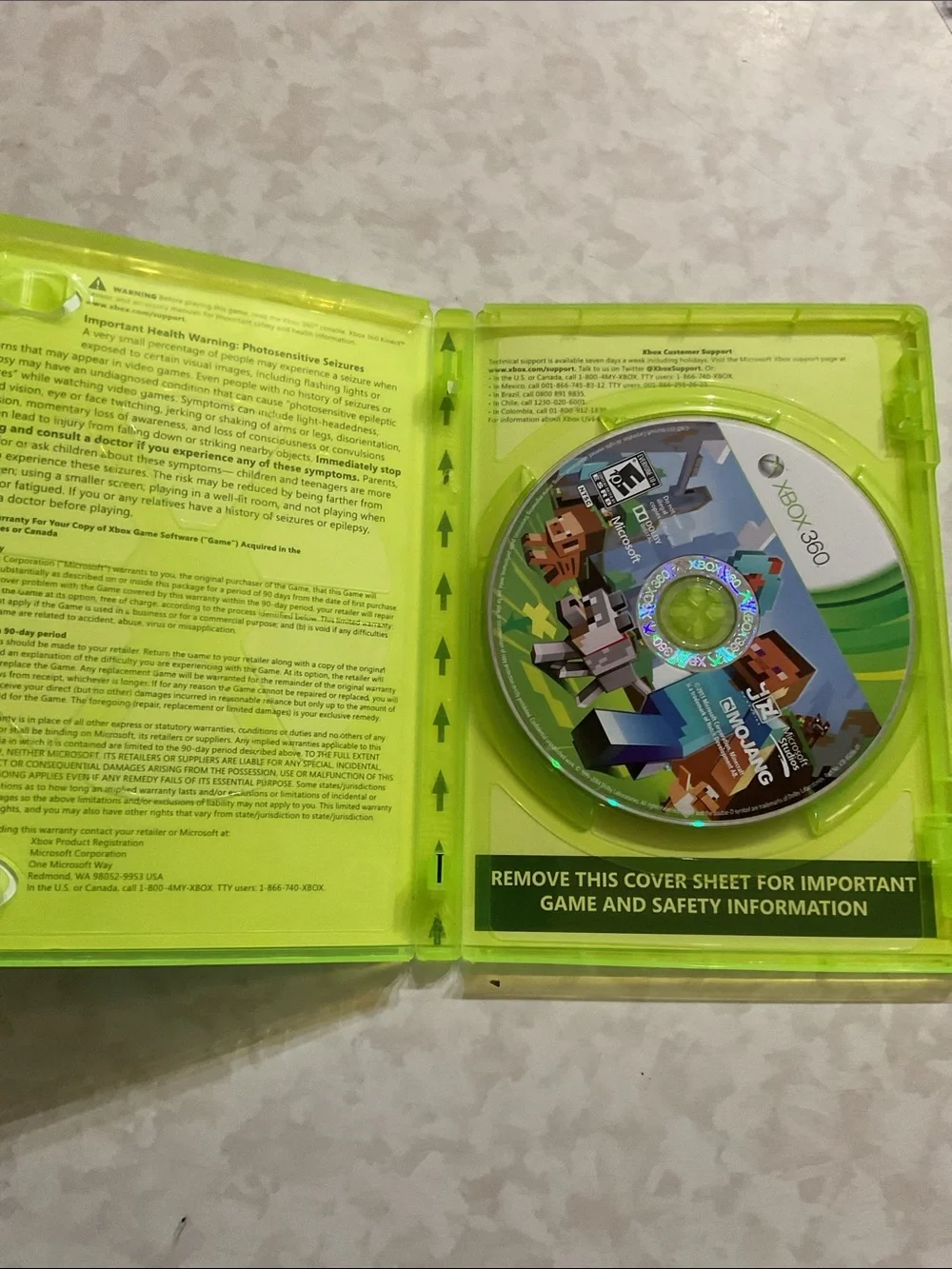 Xbox official minecraft